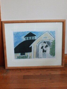 Susan Mordawski Kiley "Wedding at the Inn" Signed Framed Print Art